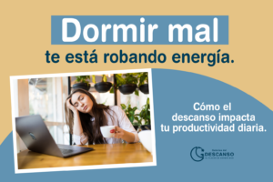 Dormir mal te está robando energía: cómo el descanso impacta tu productividad diaria