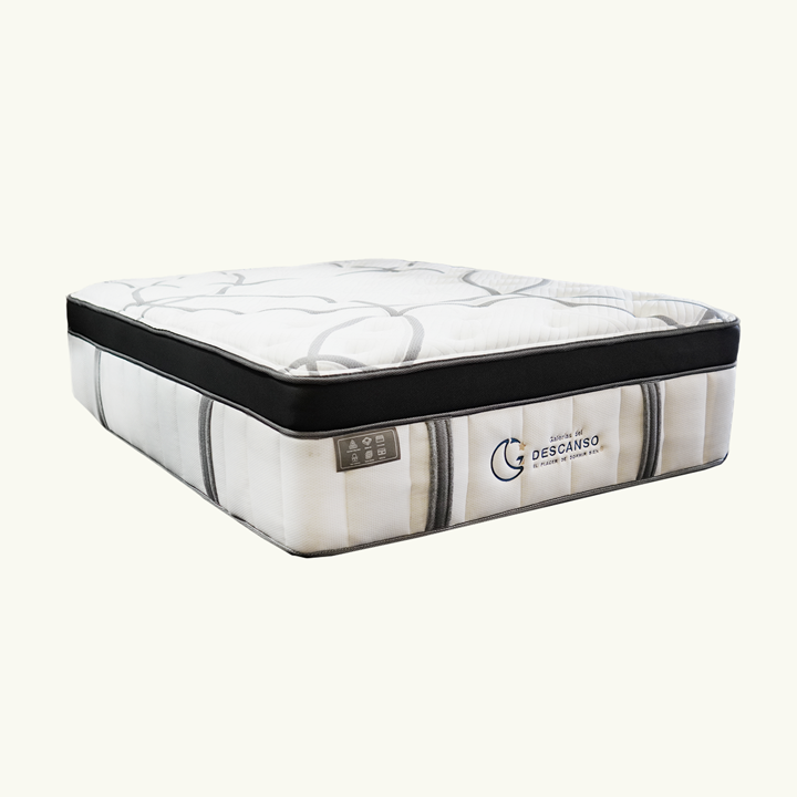 El colchón Forseti combina suavidad, frescura y soporte de alta resiliencia para brindarte una experiencia premium de descanso
