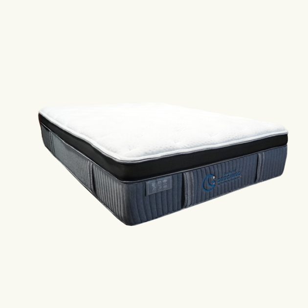 Disfruta un descanso más estable y silencioso gracias a su tecnología de resortes independientes Pocket Coil.