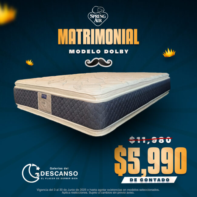 Spring Air Dolby Matrimonial