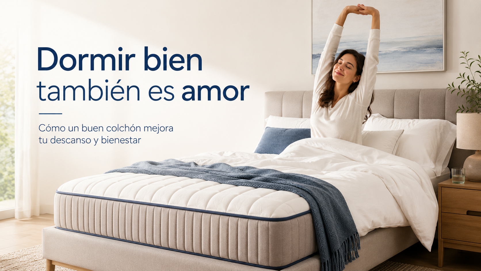 beneficios de dormir bien con un colchón adecuado