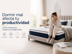 dormir mal afecta la productividad y energía diaria