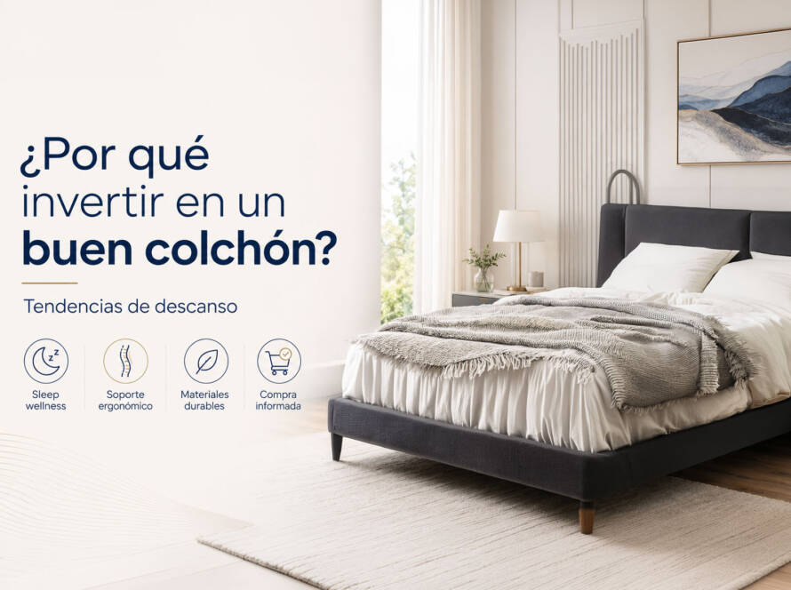 tendencias de descanso e invertir en un buen colchón